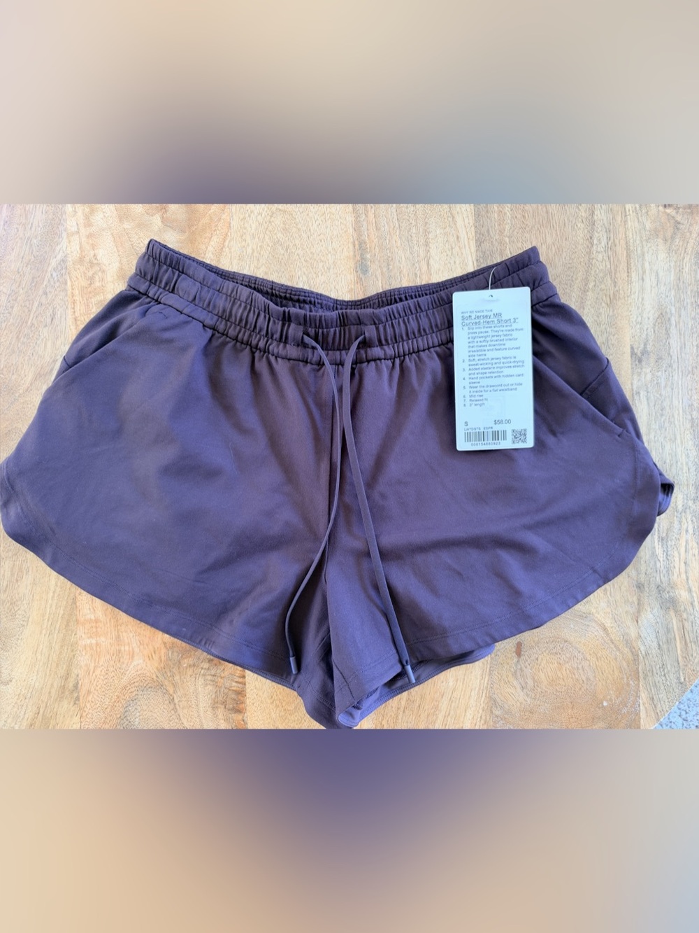 lululemon Soft Jersey MR Curved-Hem Short 3"